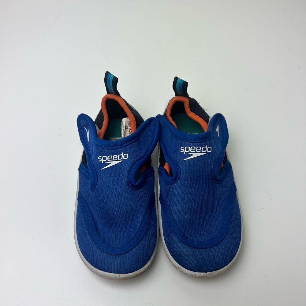 Speedo Kids Boys M (7-8)Hybrid Blue Water Shoes